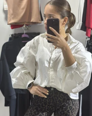 Camisa manga bombacha