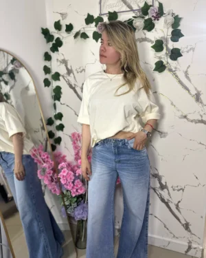 Jean wide leg.