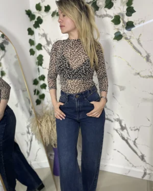 Body transparente Animal Print.
