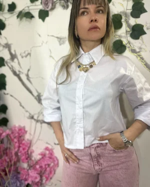 Blusa lazo trasero.